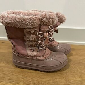 Pink snow boots—size 13